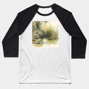 Ornamental Coy Pond Baseball T-Shirt